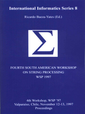 cover image of Fourth South American Workshop on String Processing (WSP 1997)